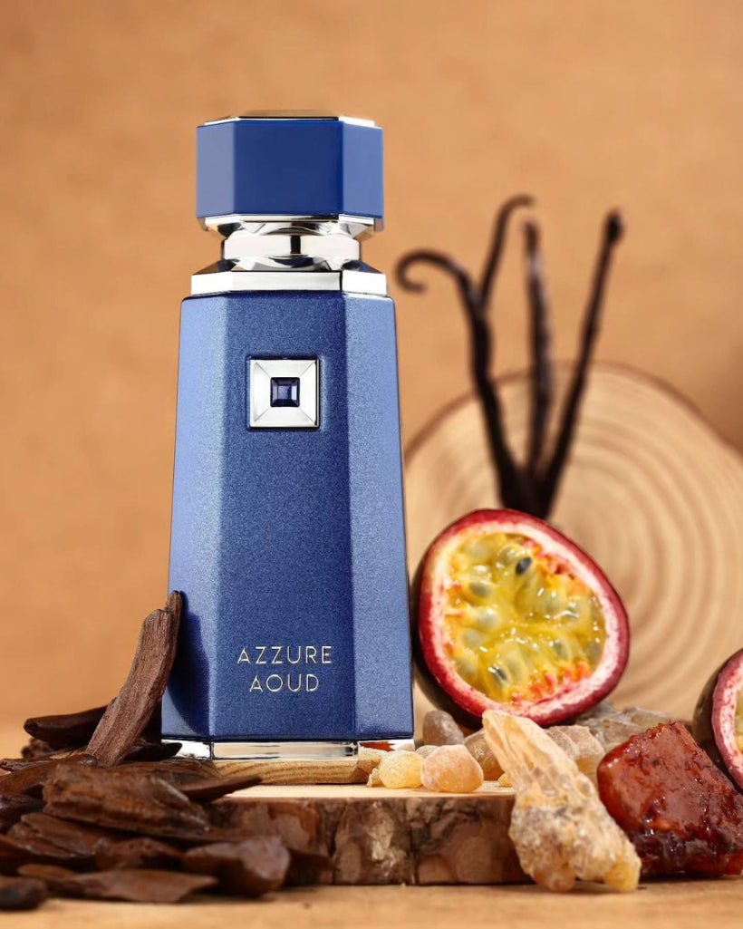 French Avenue Azzure Aoud parfume 100 ml orientalsk nicheduft med læder, vanilje, sandeltræ, ceder og amber