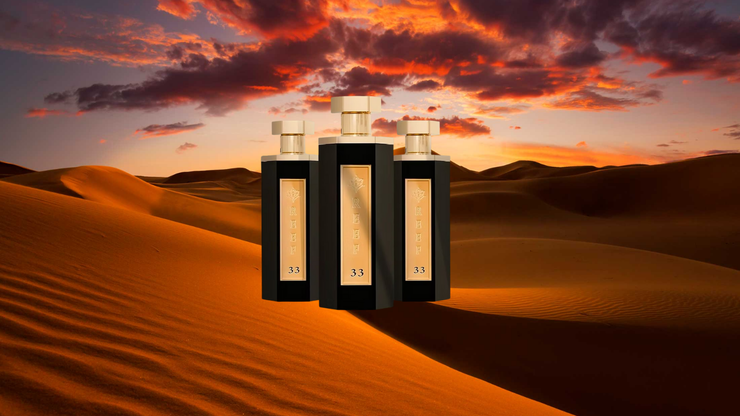 “Reef 33 parfume 100 ml – kraftfuld unisex nicheduft inspireret af orientalsk luksus, solnedgang og eksotiske ørkenstemninger”